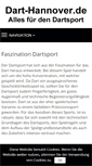 Mobile Screenshot of dart-hannover.de
