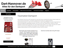 Tablet Screenshot of dart-hannover.de